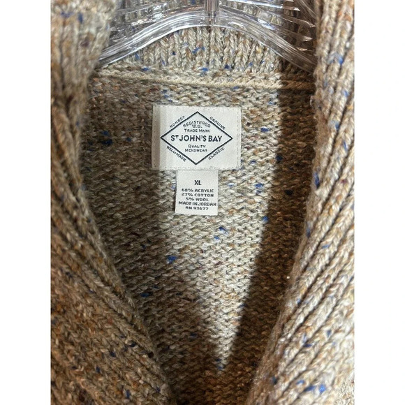 St John’s Bay Women’s Button Front Sweater Cardigan Size XL - Picture 3 of 8